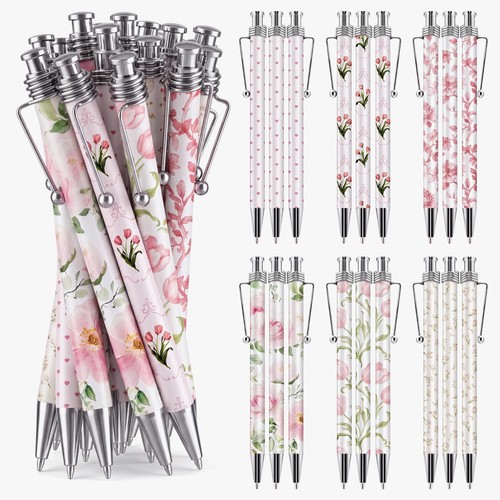 Pcs pink floral ballpoint - pcs,